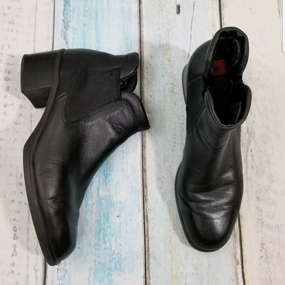 rieker black ankle boots